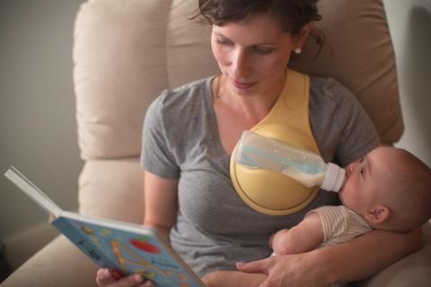 Hands-Free Baby Bottle Holder